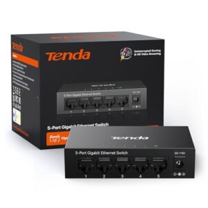Tenda TEG1005D Switch de Red 5 Puertos Gigabit 10/100/1000 Mbps – (14,99€)
