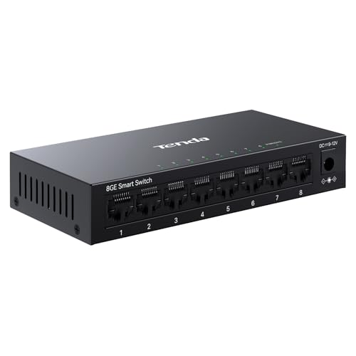 Tenda TEG208E Switch Gestionado de 8 Puertos Gigabit - (20,39€)