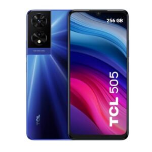 TCL 505 256GB – Smartphone de 6.75″ Pantalla HD+ NXTVISION Mayor Confort Ocular – (106,13€)