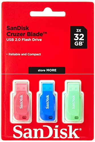 SanDisk 32GB Cruzer Blade USB Flash Drive - (14,99€)