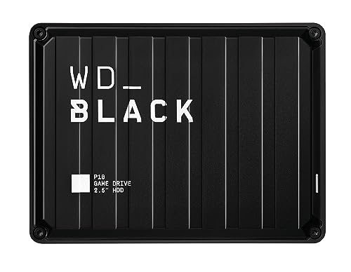 WD BLACK P10 4TB Game Drive HDD portátil USB 3.2 Gen 1 Type-A compatible con Playstation - (123,00€)