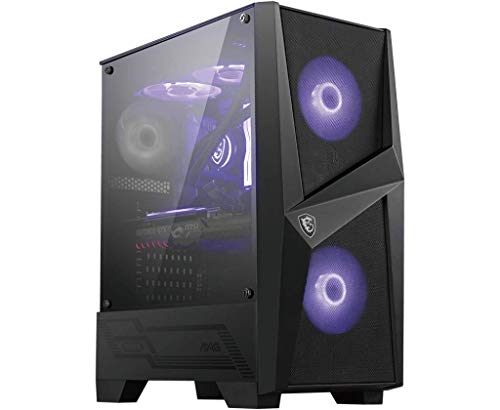 MSI MAG FORGE 100M Mid-Tower - Caja de PC Gaming - (59,99€)