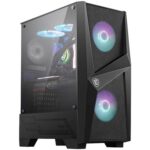 MSI MAG FORGE 100R Mid-Tower – Caja de PC Gaming – (63,33€)