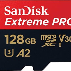 SanDisk Extreme PRO 128GB tarjeta microSDXC + adaptador SD + RescuePro Deluxe – (16,49€)