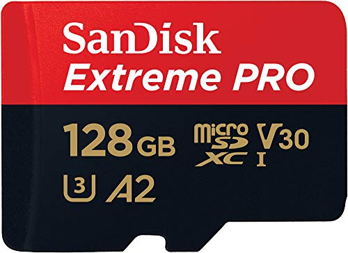 SanDisk Extreme PRO 128GB tarjeta microSDXC + adaptador SD + RescuePro Deluxe - (16,49€)