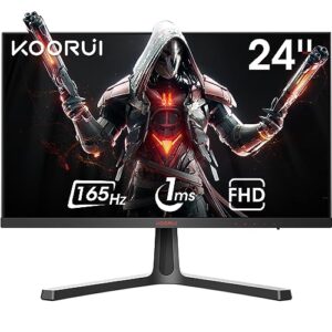 KOORUI Monitor 24 Pulgadas – Monitor Gaming de 24» FullHD 165Hz – (99,99€)