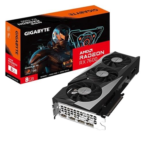 Gigabyte Radeon RX 7600 Gaming OC 8G AMD 8 Go GDDR6 - (239,99€)