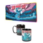 Grupo Erik Pack Gamer One More Life Alfombrilla Gaming RGB – Alfombrilla ratón Luces LED + Taza termocolora XL – Taza Desayuno 500 ml – (40,71€)
