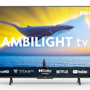 Philips Ambilight 65PUS8109 Smart TV 4K LED – Pantalla de 65 Pulgadas con Plataforma Titan OS – (499,00€)