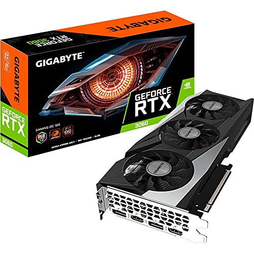 Gigabyte NVIDIA GeForce RTX 3060 GAMING OC V2 Targeta gráfica - 12GB GDDR6 - (289,99€)