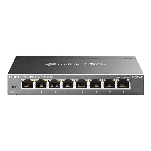 TP-Link TL-SG608E - Conmutador Ethernet Gigabit Gigabit - (32,99€)