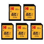 KODAK – Juego de 5 Tarjetas de Memoria SDHC – (25,51€)
