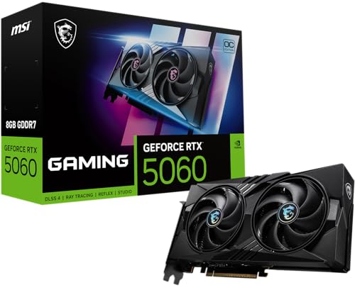 MSI GeForce RTX 5060 8G Gaming OC – (329,95€)