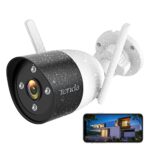 Tenda Camara Vigilancia Domicilio WiFi Exterior Interior – Visión Nocturna en Color 30m – (26,99€)