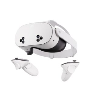 Meta Quest 3S 256 GB — Sumérgete en la Realidad Mixta — Sube de Nivel con el Doble de Almacenamiento — Gafas compactas – Incluyen 3 Meses de Prueba para Meta Horizon+ – (362,80€)