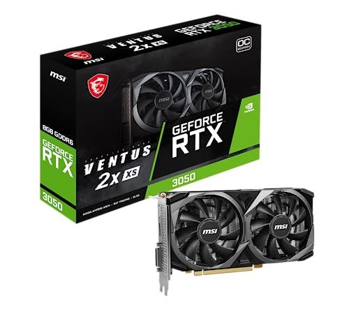 MSI GeForce RTX 3050 Ventus 2X XS 8G OC – (189,95€)