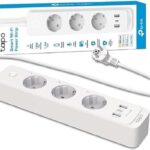 Tapo P300 Regleta inteligente de Wi-Fi con 3 Enchufes y 3 USB – (32,99€)