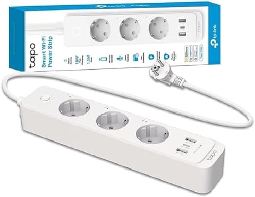 Tapo P300 Regleta inteligente de Wi-Fi con 3 Enchufes y 3 USB – (32,99€)