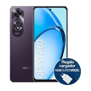 OPPO A60 8/256GB Púrpura Libre + Cargador 45W – (155,00€)