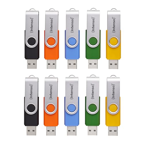 Intenso Basic Line - Memoria USB 2.0 de 4 GB con práctica Etiqueta - (22,47€)
