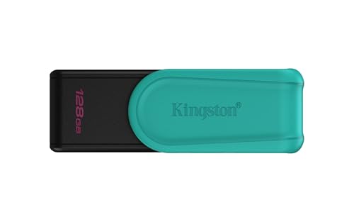 Kingston DataTraveler Exodia S Unidad Flash USB - 128GB - USB 3.2 Gen 1 - USB Type A - Negro/Turquesa - DTXS/128GB - (7,90€)