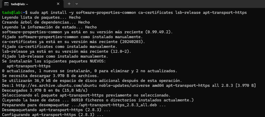Instalar Moodle 5.0.1 en Ubuntu 24.04 - Instalación requisitos PHP