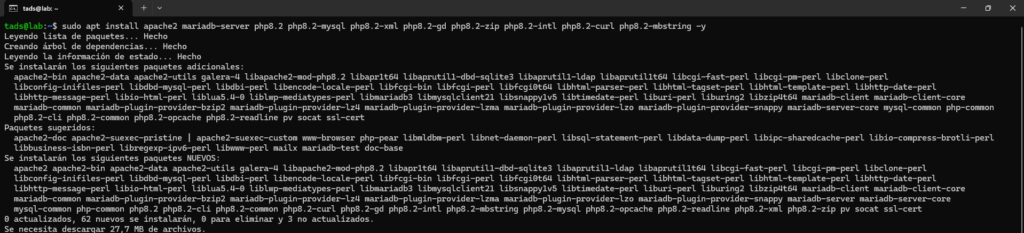 Instalar Moodle 5.0.1 en Ubuntu 24.04 - Instalación LAMP