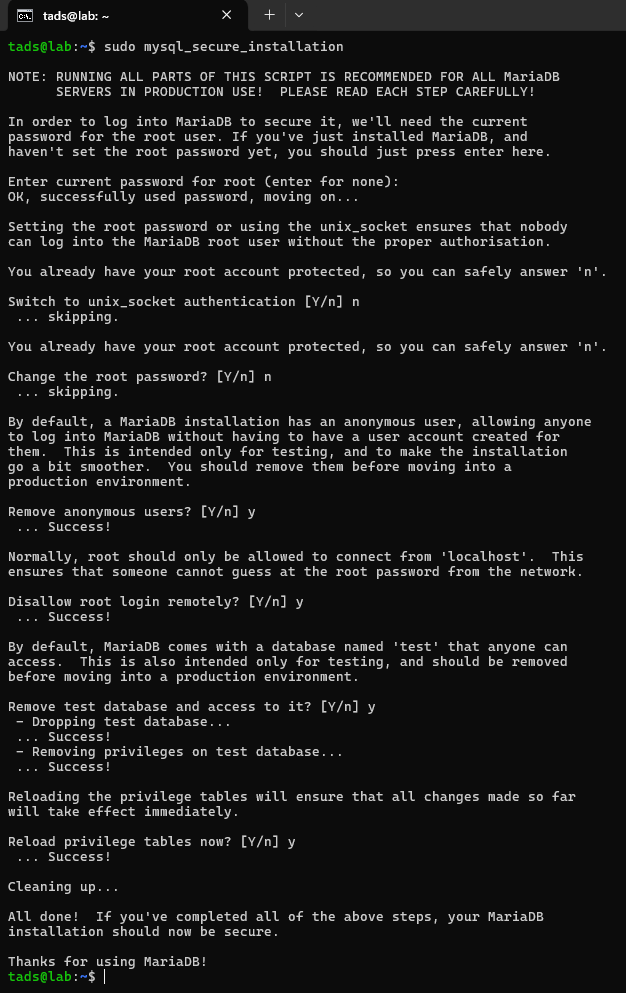 Instalar Moodle 5.0.1 en Ubuntu 24.04 - instalación segura de Mysql