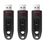SanDisk Ultra de 32 GB Memoria flash USB con USB 3.0 y hasta 130 MB/s de lectura – paquete de 3 unidades – (17,69€)