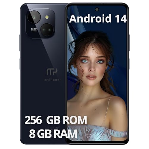Limitiertes schlankes und Elegantes Smartphone NFC-Funktion ohne Vertrag myPhone N23 Plus 5G Midnight Blue + Akku 5000mah Kamera 50mpx - (140,25€)