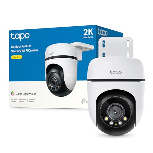 Tapo C51A - Cámara de vigilancia Wi-Fi para Exteriores 360° - (34,99€)