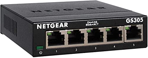 NETGEAR Switch de red Gigabit Ethernet de 5 puertos - (17,99€)