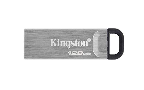 Kingston DataTraveler Kyson USB 3.2 Gen 1 Memoria USB 128GB - con Elegante Carcasa metálica sin capuchón - (10,90€)