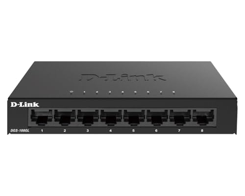 D-Link DGS-108GL Switch Gigabit 8 puertos - (15,90€)