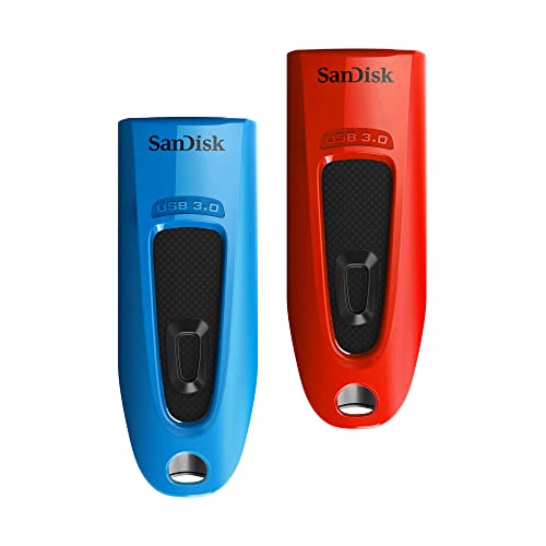 SanDisk Ultra de 64 GB USB Unidad flash USB 3.0 de hasta 130 MB/s de lectura - Paquete doble - (14,99€)