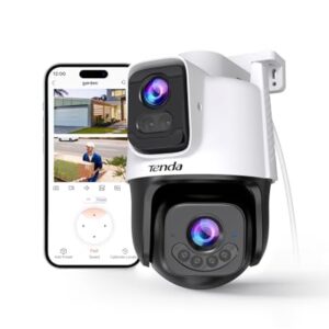 Tenda CH9 6MP Cámara Vigilancia WiFi Exterior con Lente Dual 2K+2K – (54,99€)