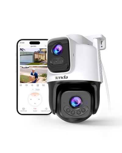 Tenda CH9 6MP Cámara Vigilancia WiFi Exterior con Lente Dual 2K+2K - (54,99€)