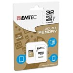 Emtec microSDHC 32GB UHS1 U1 EliteGold – (5,12€)