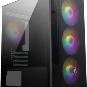 MSI MAG FORGE M100R Caja PC Mini Torre – Vidrio Templado – (44,95€)