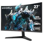 KOORUI 27E6QCA Monitor Curvo Gaming QHD 27 Pulgadas – (151,99€)