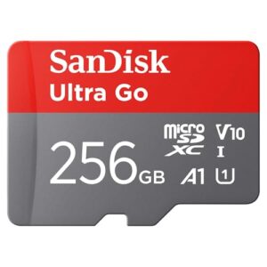 SanDisk 256GB Ultra Go Tarjeta Micro SDXC + Adaptador SD – (23,69€)