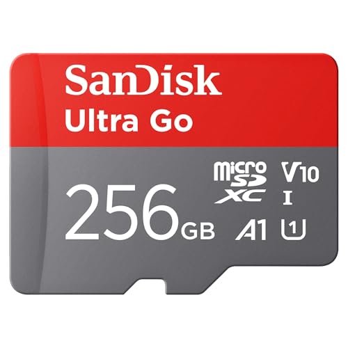 SanDisk 256GB Ultra Go Tarjeta Micro SDXC + Adaptador SD – (23,69€)
